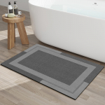 Libisemisvastane &Otilde;huke Vannitoamatt Vannitoavaibad Kummist Tagak&uuml;ljega Kiiresti Kuivav Superimav Pestavad Vaibad Vannituppa Kodukaunistuseks 40X60CM(1.3X2FT