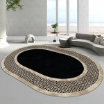 Ovaalne luksuslik elutoa vaip Kodu kaunistus Lihtne suur diivanilaud Vaibad Pestavad vaibad magamistuppa Voodi k&otilde;rvale P&otilde;randale Pehmed matid 200x300cm 78.7x118in