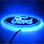 4D V&auml;rviline Moodne Auto LED-auto tagumine logo Valgusti Rinnam&auml;rk Embleem Ford Mondeo Foxile Blue Light