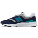 New Balance Nb 997H Mugavad Peened Nahast Polsterdus Hingav Madal L&otilde;ige Maratonijooksukingad Unisex toss Neon-Vesi-Sinine CM997HCT 36