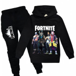 Fortnite m&auml;ngu prinditud laste komplektid Hupparid Multikas Mugav 2 tk &uuml;likond L&otilde;tv pikkade varrukatega topid P&uuml;ksid S&uuml;gis Talv R&otilde;ivad 110