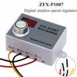 ZFX-P1007 Kiirusregulaator Veekindel 500W Digitaalne l&otilde;pmatu kiiruse regulaator Astmevaba kiirusregulaator Juhtregulaatori l&uuml;liti 220V