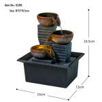 Lauapealne Feng Shui veeelement kodukontori kaunistuseks EU Plug for SL016