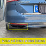 VW Passat B8 Variant GTE End Alltrack Nelja Summuti Kaunistus 2015 2017 2018 Kroomitud Stiiliaksessuaarid Kere Chrome-2pcs