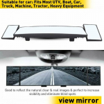 15.6 Rear View Mirror tructor Driving Mirror Wide Angle Safety Clear Replace
