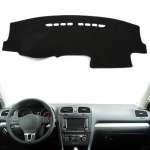 Volkswagen VW Golf 6 2009-2012 2013 sisepaneeli katte matt p&auml;ikesekaitse vaipkatte polster stiilne auto lisavarustus Black(Black Edge)