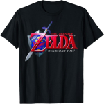 Nintendo Zelda Ocarina of Time Klassikaline Logo Graafiline T-s&auml;rk T-s&auml;rk XXXXL mitmev&auml;rviline