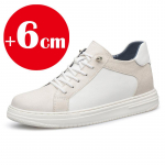 Vabaajajalatsid Meeste Liftikud Kingad Peidetud Kontsad Hingavad K&otilde;rgendavad Kingad Mehele Suurendav Sisetald 8CM 6CM Valitav K&otilde;rgus King 36