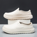 Meeste koka kingad libisemiskindlad &otilde;likindlad mustust h&uuml;lgavad k&ouml;&ouml;gikingad t&ouml;&ouml;kingad kiiresti kuivavad vihmakingad suur suurus hingavad klotsid 46 beež