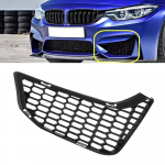 Mattmust Eesmise Kaitseraua Alumine Iluv&otilde;re Kate V&otilde;rk K&auml;rgstruktuuriga Iluv&otilde;re BMW M3 M4 F80 F80N F82 F83 LCI 2012-2018 51118054301 jaoks Left Side