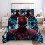 Marvel Comics &Auml;mblikmees Anime Voodipesukomplekt Tekikott 1009 Pol&uuml;ester Sobib Lastele ja T&auml;iskasvanutele 3-osaline Komplekt AU Single(140*210cm)3pcs