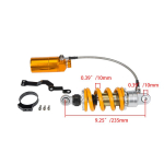 205/235/260/285mm Mootorratta &Otilde;hkamortisaatorid Tagumine Vedrustus Yamaha Honda Kawasaki msx125 sf Benelli TNT125 135 CF250SR jaoks 235mm orange