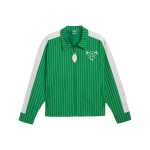 Puma Lifestyle Porsche Legacy K&otilde;rge kaelusega L&otilde;tv l&otilde;ige Triibuline T&otilde;mblukuga Pikkade varrukatega Jakk Meeste jakid Archive-Green 630266-11 M blue