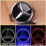 Mercedes Benzi LED-embleemi valgusti Esiv&otilde;re T&auml;ht Valgustatud Logo Valge Sinine Punane m&auml;rk W204 W205W213W253W166W176 W204 blue light h&otilde;be