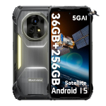 Blackview XPLORE 2 Satelliit 5G AI V&auml;litingimuste nutitelefon 48GB+1TB Android 15 K&auml;ep&auml;rane 48GB+1TB must