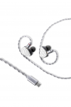 MoonDrop MAY HiFi USB Online Interaktiivne Juhtmega Pistik Mikrofoniga ja Rakenduse Reguleerimisega K&otilde;rvaklapid, In-Ear, Type-C, DSP, &Uuml;hendus, 3,5 mm Pistik, must