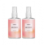 KUNDAL Baby Powder Pure Moist Parf&uuml;&uuml;miga Kehasprei 128ml (2-pakk) 128ml (2-Pack)
