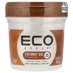 Eco Style, Stiiligeel, Maksimaalne fikseerimine, K&otilde;igile juukset&uuml;&uuml;pidele, Kookos&otilde;li, 16 untsi (454 g)