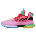 Li Ning WOW 7 Way Of Wade 7 Non slip Lightweight Low top Basketball Shoes Women's Pink Youth Edition ABAN135-4 41 pink