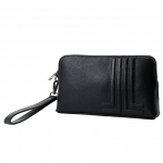 Lanvin en Bleu Kortsutatud Sidur&Otilde;lakott Meestele, Ei. 512121, Must