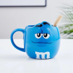 Uus Kuum Kakao M Oad Keraamika 680ml Br&auml;ndi Vee Tass Suure Mahutavusega Perekomplekt Lauatarbed Naljakas N&auml;oilmega Tass Kingitus blue