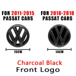 VW Logo Autokujundusm&auml;rk Kapott Esiv&otilde;re Tagumine Pagasiruumim&auml;rk Volkswagen PASSAT B6 B7 2011-2015 Passat B8 2016-2018 Tarvik Passat 2011-2015 black