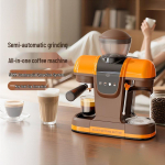 Itaalia t&auml;isautomaatne kohvimasin 19-baarise r&otilde;hu, nutika juhtimise ja k&uuml;lma/kuuma piimavahustajaga koduseks kasutamiseks. US Plug gray