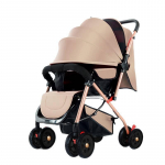 Luksuslik kerge beebik&auml;ru lihtsateks v&auml;liseiklusteks, muudetava istme funktsioonidega punane