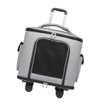 Kassikandja kandekott universaalsete ratastega v&auml;ikestele koertele kutsikatele telkimiseks