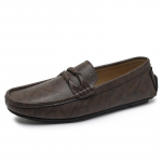 Ehtne Nahk Meeste Slip-on Jalan&otilde;ud Kontorimees Ametlikud Kingad Hingav S&otilde;idukingad Kerged Mugavad Laisad Loafers Moccasins 38 pruun