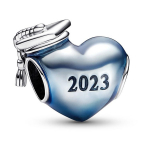 Pandora S&uuml;damik Disain Emailitud H&otilde;bedane Ripats Unisex Ripats Sinine 792590C01 F,Blue