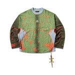 Nike ACG x CPFM Pikavarrukaga &uuml;mmarguse kaelusega dressipluus Mitmev&auml;rviline Meeste Topid Mitmev&auml;rviline IH1453-920 L
