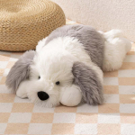 Hiiglaslik pl&uuml;&uuml;sist koeram&auml;nguasi Suur magav t&auml;idisega Kawaii pika karvaga kutsikas Pehme padi Loomkingitus beebit&uuml;druku s&uuml;nnip&auml;evaks 50-60cm