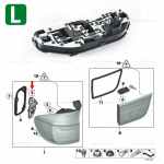 2010-2013 E70 BMW X5 Tagatule pirnipesa K&uuml;lgmine Tagumine Sahtlihoidiku Alus 63217262573 63217262574 63217262575 63217262576 63217262573