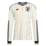 Adidas Originals Jaapan Climacool 26 Rahvuskoondis Maailmameistriv&otilde;istlused V&otilde;&otilde;rsil F&auml;nniversioon Kitsas l&otilde;ige V-kaelukiirkuiv pikkade varrukatega jalgpallis&auml;rk Meeste pealsed JZ9697 2XL white