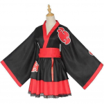 Naiste Naruto Akatsuki Kimono Kleit Anime Cosplay Kost&uuml;&uuml;m Halloweeni Karnivali Kost&uuml;&uuml;m S