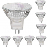 12V 35W Halogeenlambid Gu4 Spot-alus 2800K Soe Valge, H&auml;mardatav, Pakk 8 tk - RiRi