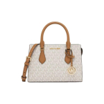 Michael Kors MK Sheila Logoga Ripatsiga T&ouml;&ouml;kotta Kott Naiste T&ouml;&ouml;kotta Vanill-Valge Tammepruun 35S3G6HS5B-150 Basic Set (Bag+Dust Bag) brown