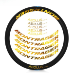 Bontrager Aeolus RSL 62 TLR Maanteeratta Rattakomplekti Kleebised S&uuml;sinikuringi Decals Jalgrattas&otilde;idu Varustuse Aksessuaarid black