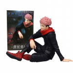 Uus 8CM Anime Jujutsu Kaisen Kuju Itadori Yuji Gojo Satoru Istuv Nuudlipidurdaja Mudel PVC Kogutavad M&auml;nguasjad Staatiline Nukk With box