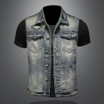 Euroopa stiilis isiksus kauboivest meeste+suur vest MJ8088 4XL