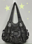 Inglikisu Kott Naiste Mood K&auml;ekotid Naiste &Otilde;lakotid PU Nahast K&auml;ekott Naiste Satchel &Otilde;lakott kott naistele (30cm<Max Length<50cm) gray