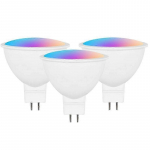 3 tk Smart Homekit WiFi MR16 nutikas LED-pirn 12V RGBCW h&auml;mardatav lamp Siri h&auml;&auml;ljuhtimine 5W prožektor v&auml;rvimuutev