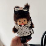 Monchhichi 15cm Mitme stiiliga Peen riietus Armsad ahvikunukud M&auml;nguasjad Lauakaunistus Seljakoti ripats V&otilde;tmehoidja &Uuml;mbruskingitused