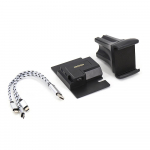 BMW K1600B K1600GT K1600GTL Mootorratta GPS-telefoni navigeerimishoidik USB-laadija hoidik Kinnitusseisik 2011-2020 2019 2018 2017 must