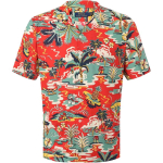 Polo Ralph Lauren SS26 Havai Puhkuse stiilis Surfiprindiga L&uuml;hikeste Varrukate S&auml;rk Klassikaline V&auml;ljalase Meeste s&auml;rgid 710802644-001 M red