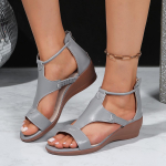 Naiste sandaalid Mugavus Suvi 2025 Suurused Lukuga Retro kiiluga sandaalid Naiste pehme tallaga rannaplatvormikingad Zapatos De Mujer 36 hall v&auml;rv