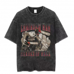Ketisaemees Pestaud Puuvill Meeste Naiste Vintage Jaapani Anime &Uuml;lielusuuruses S&auml;rk Streetwear L&uuml;hikeste Varrukatega S&auml;rk Vabaaja Puuvillased Topid S