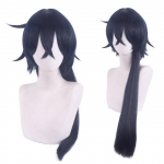Anime Vanitas-Vanitas Cosplay paruka kuumakindlate s&uuml;nteetiliste juuste juhtumiuuring karnevali Halloweeni peo rekvisiidid (Dark blue,One Size) tumesinine v&auml;rv