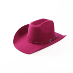 2026 Shinehats OEM V&auml;rvilised Valged Mustad Hulgim&uuml;&uuml;k Naistele Daamidele M&uuml;ts Kohandatud Villa Vilt L&auml;&auml;ne Sombrero Vaqueros Cowboy Fedora M&uuml;tsid 59cm tumeroosa v&auml;rv